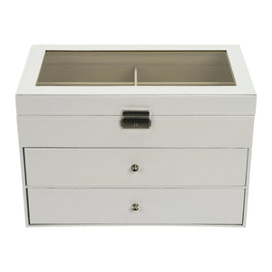 18 Slots Sunglasses Organizer with Drawers