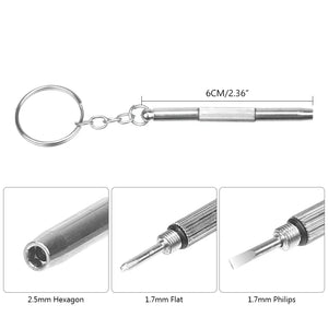 Nut Sun Glasses Set Nose Pad Optical Precision Eyeglasses Kit Screws Precision Repair Hand Tool Spectacles Watch Screwdriver - Sunglass Associates
