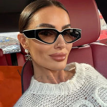 Load image into Gallery viewer, MEIHOU Thick Frame Cat Eye Sunglasses for Women