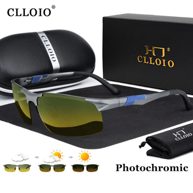CLLOIO Photochromic Men's Polarized Driving Sunglasses