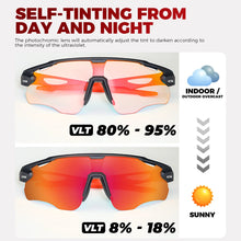 Load image into Gallery viewer, VICTGOAL Photochromic Unisex Cycling UV400 Sunglasses