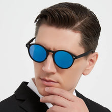 Load image into Gallery viewer, 2 Piece Fashion Vintage Men's Round Sunglasses