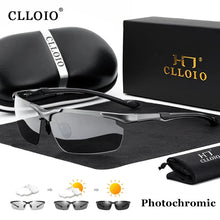 Load image into Gallery viewer, CLLOIO Aluminum Polarized Photochromic Men&#39;s Driving Sunglasses