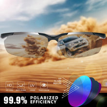 Load image into Gallery viewer, CLLOIO Aluminum Polarized Photochromic Men&#39;s Driving Sunglasses