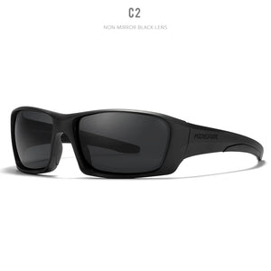 KDEAM TR90 Polarized Men's Sunglasses With Zipper Case