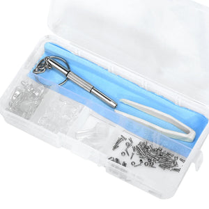 Nut Sun Glasses Set Nose Pad Optical Precision Eyeglasses Kit Screws Precision Repair Hand Tool Spectacles Watch Screwdriver - Sunglass Associates