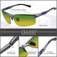 Load image into Gallery viewer, CLLOIO Photochromic Men&#39;s Polarized Driving Sunglasses
