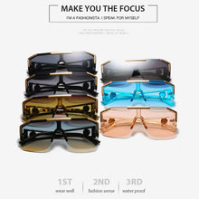 Load image into Gallery viewer, Luxury Oversized Square Women&#39;s Designer UV400 Sunglasses