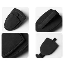 Load image into Gallery viewer, Sunglasses Leather Magnetic Clip Car Visor Holder