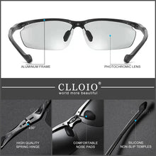 Load image into Gallery viewer, CLLOIO Aluminum Polarized Photochromic Men&#39;s Driving Sunglasses