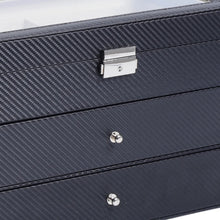 Load image into Gallery viewer, 18-Grid Carbon Fiber  Sunglass Storage Case
