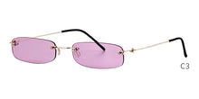 Load image into Gallery viewer, SORVINO Small  Rimless Rectangle Women's Sunglasses