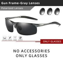 Load image into Gallery viewer, CLLOIO Men&#39;s Polarized Aluminum Frame Sunglasses - Sunglass Associates