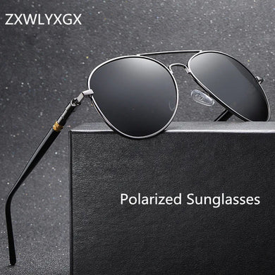 Men's Polarized Fashion Classic Pilot Sunglasses