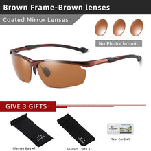 Load image into Gallery viewer, CLLOIO Aluminum Polarized Photochromic Men&#39;s Driving Sunglasses