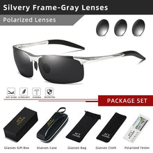 Load image into Gallery viewer, CLLOIO Brand Men&#39;s Polarized Aluminum Frame Sunglasses