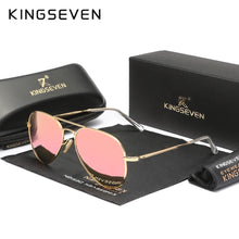 Load image into Gallery viewer, KINGSEVEN Men&#39;s Alloy Pilot Sunglasses