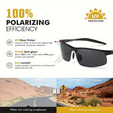 Load image into Gallery viewer, CLLOIO Brand Men&#39;s Polarized Aluminum Frame Sunglasses