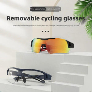 ROCK BROS Multiple Lens Cycling Unisex Sunglasses - Sunglass Associates