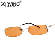 Load image into Gallery viewer, SORVINO Small  Rimless Rectangle Women's Sunglasses
