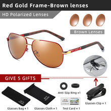 Load image into Gallery viewer, CLLOIO Men Classic Aluminum Polarized Sunglasses Women Driving Glasses Pilot Sun Glasses Brand Designer Male Vintage Sunglasses - Sunglass Associates
