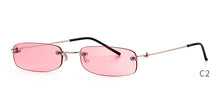 Load image into Gallery viewer, SORVINO Small  Rimless Rectangle Women's Sunglasses