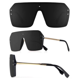 AOFLY Rimless Mirror Rectangular Women's Sunglasses