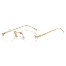 Load image into Gallery viewer, Rimless Retro Oval Cateye Women&#39;s Sunglasses