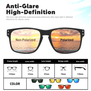 AOFLY Square Polarized Men's Sunglasses