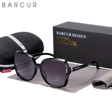 Load image into Gallery viewer, BARCUR Women&#39;s Oversized Polarized Gradient Sunglasses