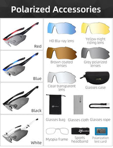 ROCKBROS Polarized Unisex Cycling Sunglasses - Sunglass Associates