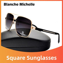Load image into Gallery viewer, High Quality Square Men&#39;s Polarized UV400 Sunglasses With Box - Sunglass Associates