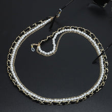 Load image into Gallery viewer, WHO CUTIE White Pearl Sunglass Chain - Sunglass Associates