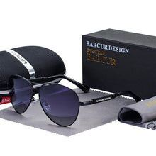 Load image into Gallery viewer, BARCUR Design Titanium Alloy Men&#39;s Sunglasses - Sunglass Associates