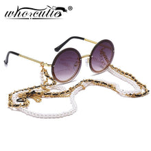 Load image into Gallery viewer, WHO CUTIE White Pearl Sunglass Chain - Sunglass Associates