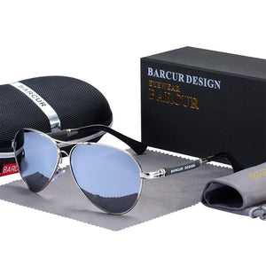 BARCUR Design Titanium Alloy Men's Sunglasses - Sunglass Associates