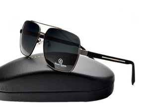 High Quality Square Men's Polarized UV400 Sunglasses With Box - Sunglass Associates