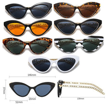 Load image into Gallery viewer, SHAUNA Retro Cat Eye Women&#39;s Sunglasses - Sunglass Associates