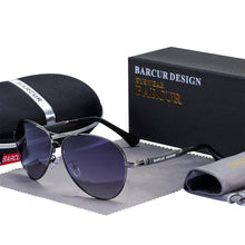 Load image into Gallery viewer, BARCUR Design Titanium Alloy Men&#39;s Sunglasses - Sunglass Associates