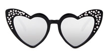 Load image into Gallery viewer, WHO CUTIE Diamond Heart Shaped Kids Sunglasses - Sunglass Associates