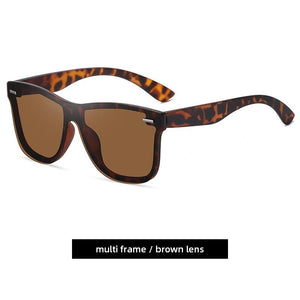 One Piece Polarized Men's Sunglasses With Box - Sunglass Associates