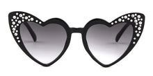Load image into Gallery viewer, WHO CUTIE Diamond Heart Shaped Kids Sunglasses