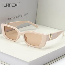 Load image into Gallery viewer, LNFCXI Retro Small Frame Cat Eye Sunglasses for Women - Sunglass Associates