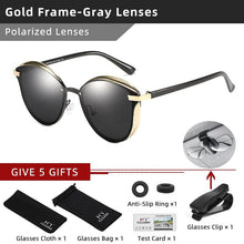 Load image into Gallery viewer, CLLOIO Polarized Women&#39;s Cat Eye Sunglasses - Sunglass Associates