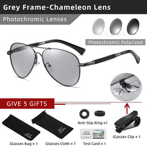 CLLOIO Titanium Alloy Men's Polarized Sunglasses - Sunglass Associates
