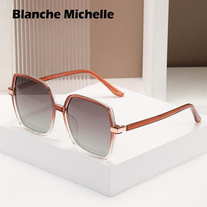 Blanche Michelle Women's Polarized Square Sunglasses - Sunglass Associates