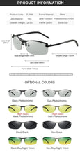 Load image into Gallery viewer, CLLOIO Photochromic Men&#39;s Polarized Sunglasses - Sunglass Associates