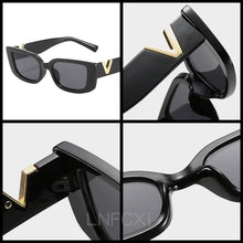 Load image into Gallery viewer, LNFCXI Retro Small Frame Cat Eye Sunglasses for Women - Sunglass Associates