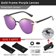 Load image into Gallery viewer, CLLOIO Polarized Women&#39;s Cat Eye Sunglasses - Sunglass Associates