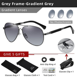 CLLOIO Titanium Alloy Men's Polarized Sunglasses - Sunglass Associates